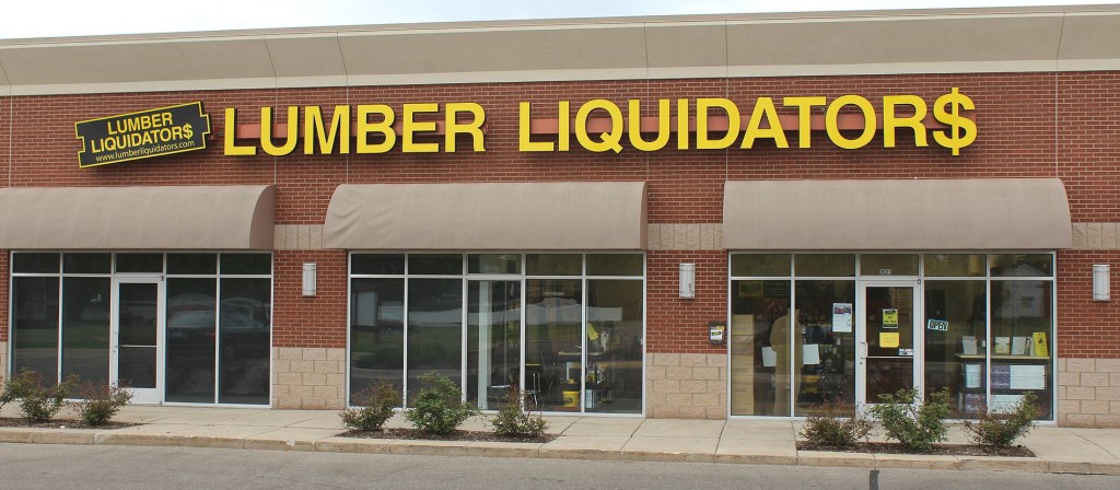 Lumber Liquidators Store. Photo by Dwight Burdette. 
